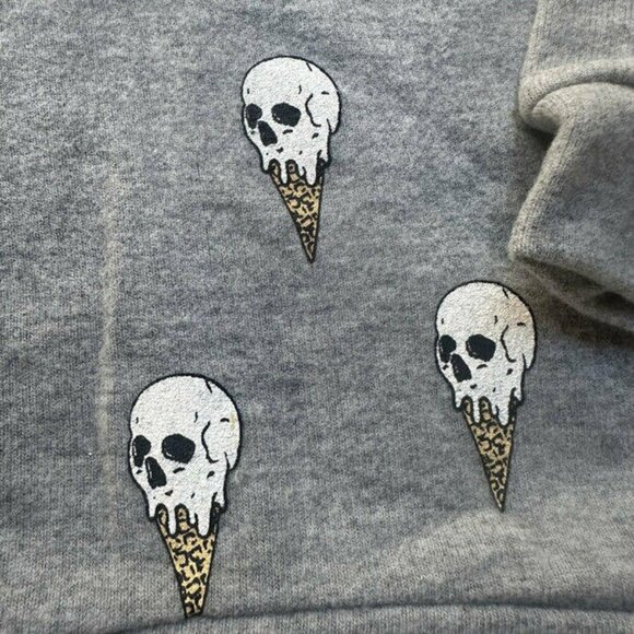 Chaser Skull Ice Cream Sweatshirt 6 NWT - Picture 5 of 7